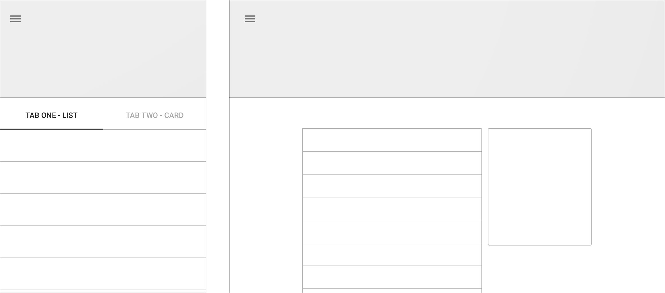 Material Design 中单个视图里的选项卡同级内容