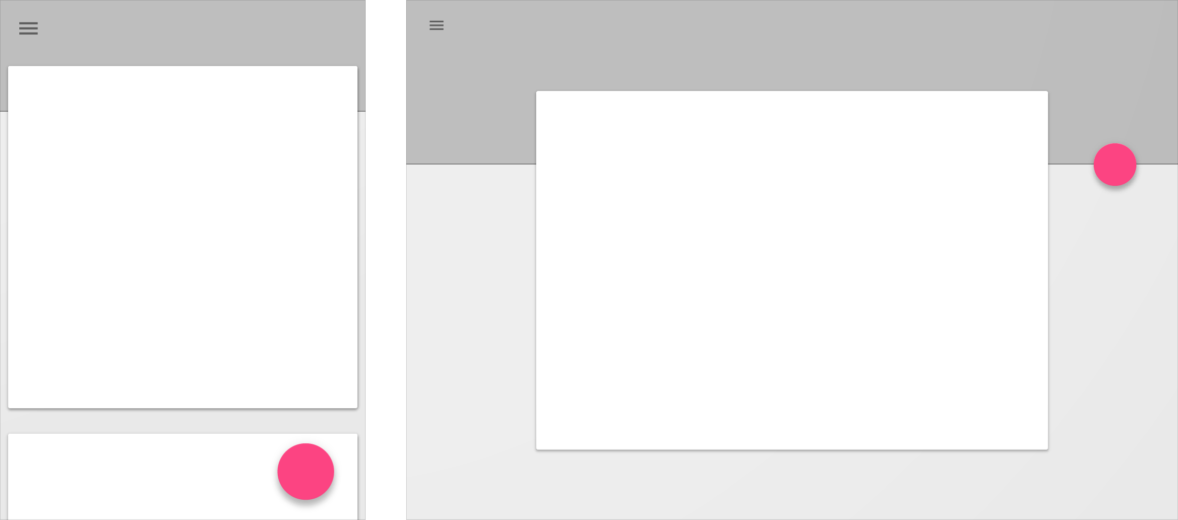 Material Design 中的浮动操作按钮(FAB)可移动到显眼位置