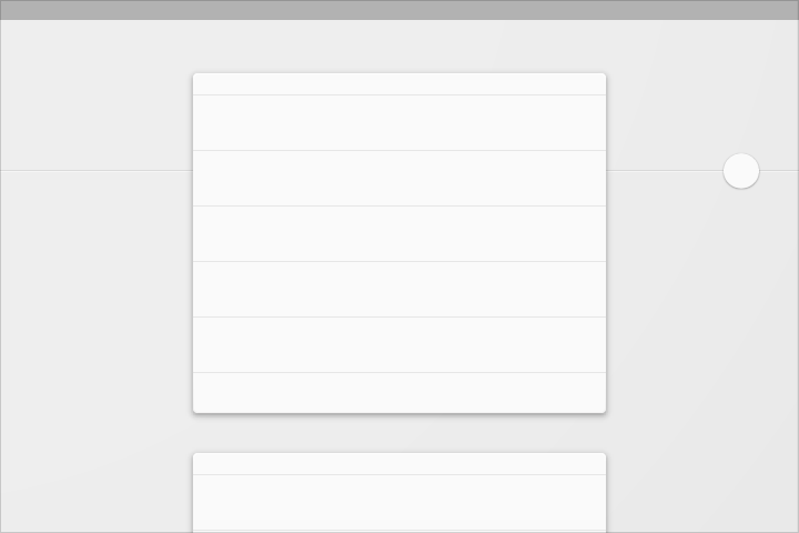Material Design 中的展开和折叠卡片
