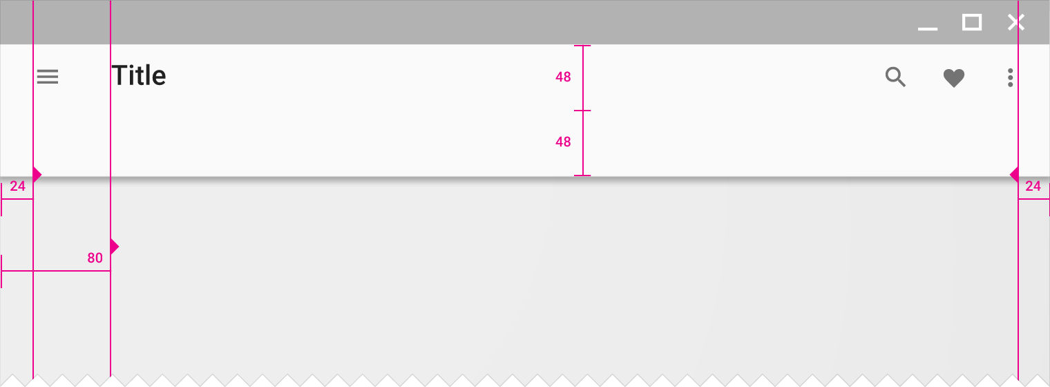 Material Design 中的紧凑型扩展应用栏