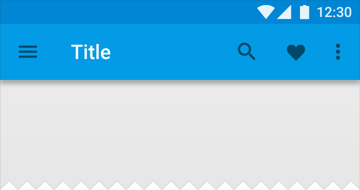 Material Design 中的不同标题颜色