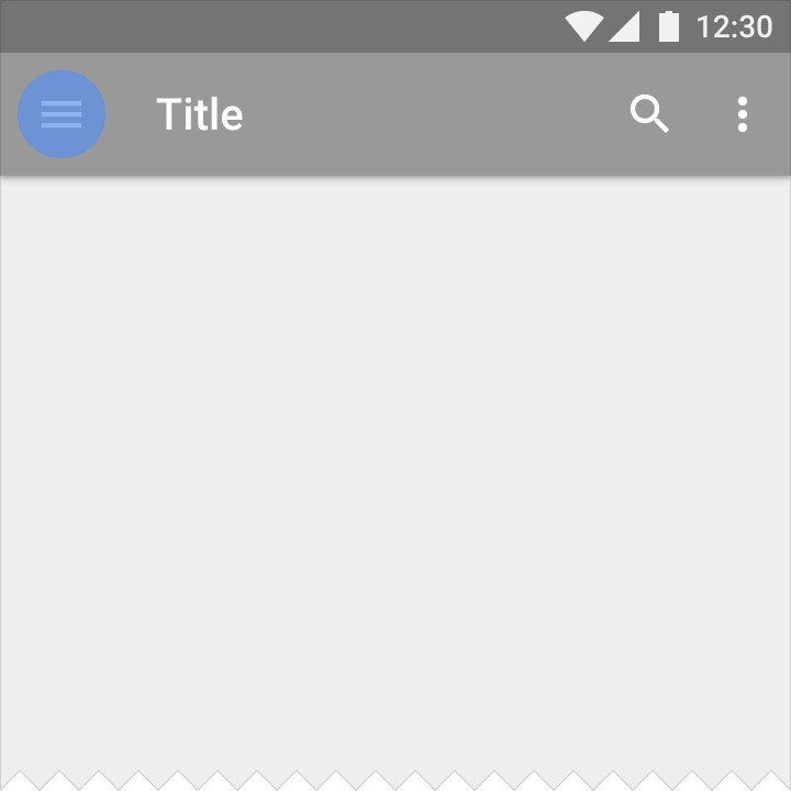 Material Design 手机侧边导航