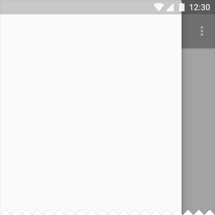 Material Design 侧边抽屉栏菜单