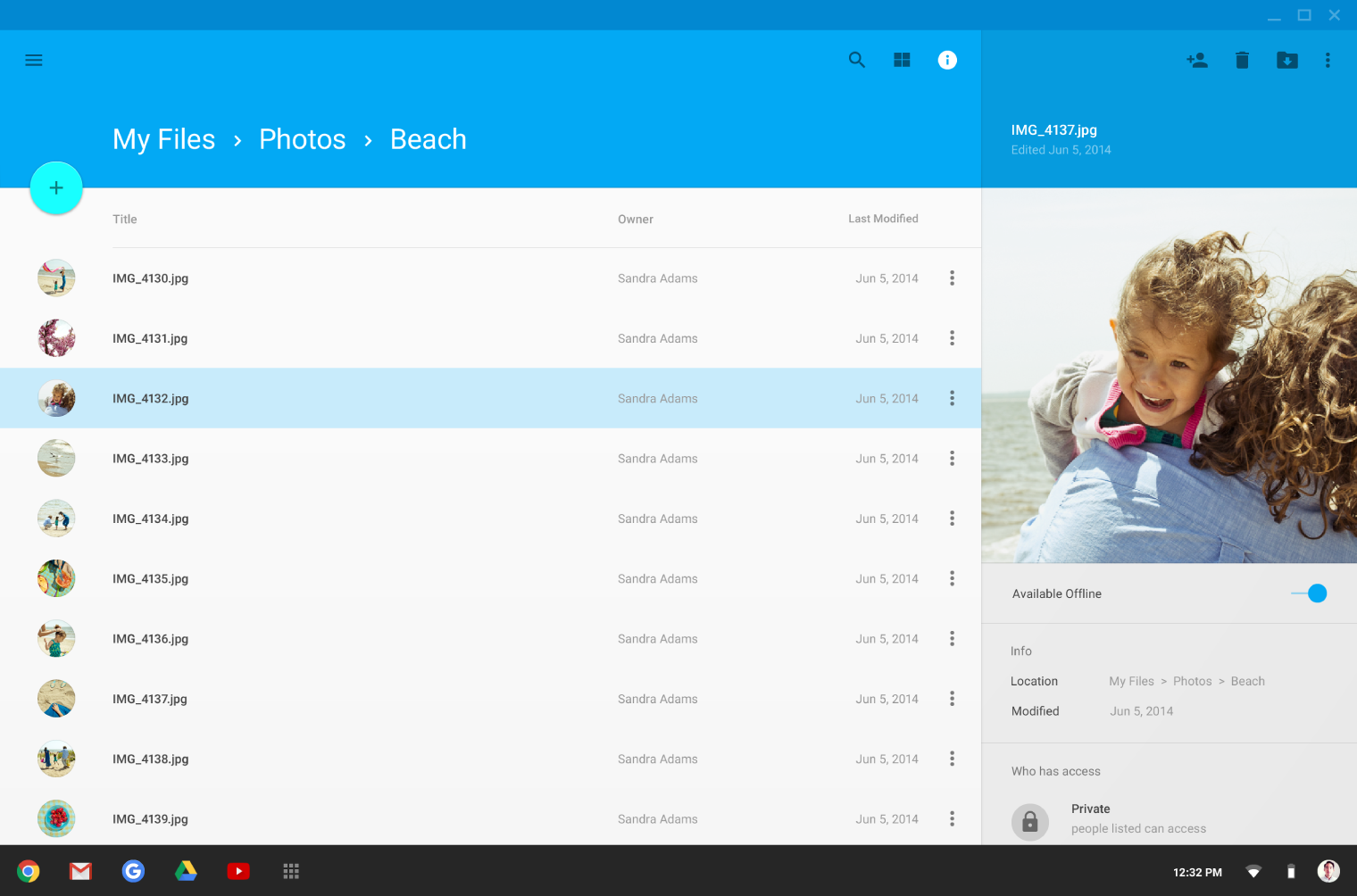 Material Design 桌面端的右侧导航