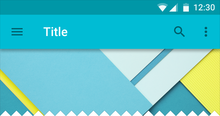 Material Design 状态栏颜色比应用栏更深