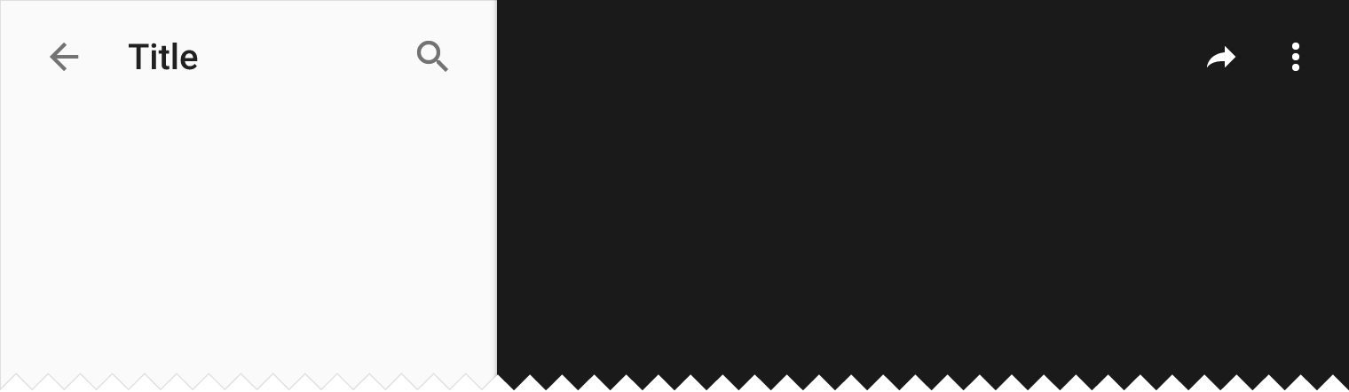 Material Design 中的与列同宽的工具栏