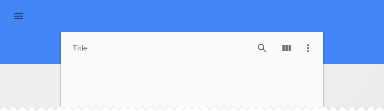 Material Design 中的弹性工具栏和卡片工具栏