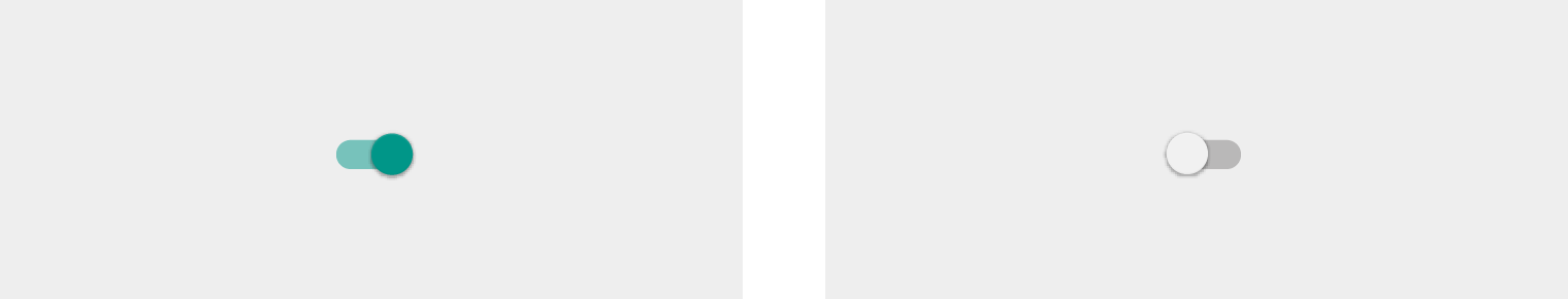 Material Design Switch shadow