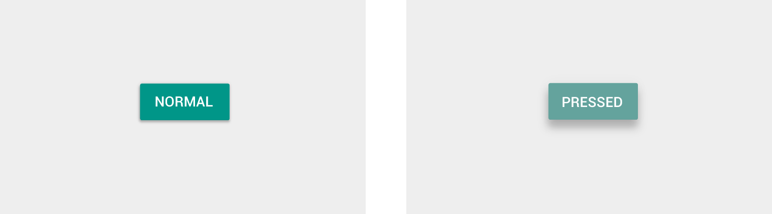 Material Design Raised button shadow