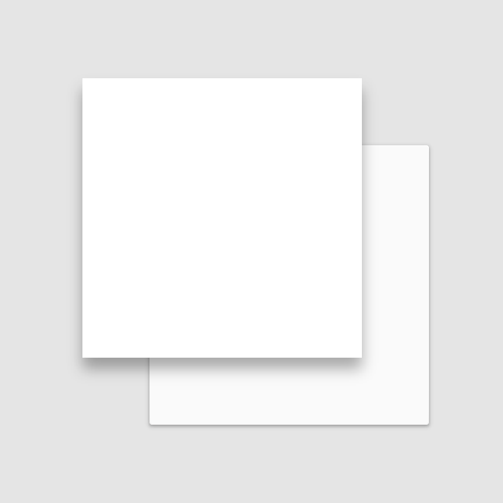 Use elevation to separate Material Design elements