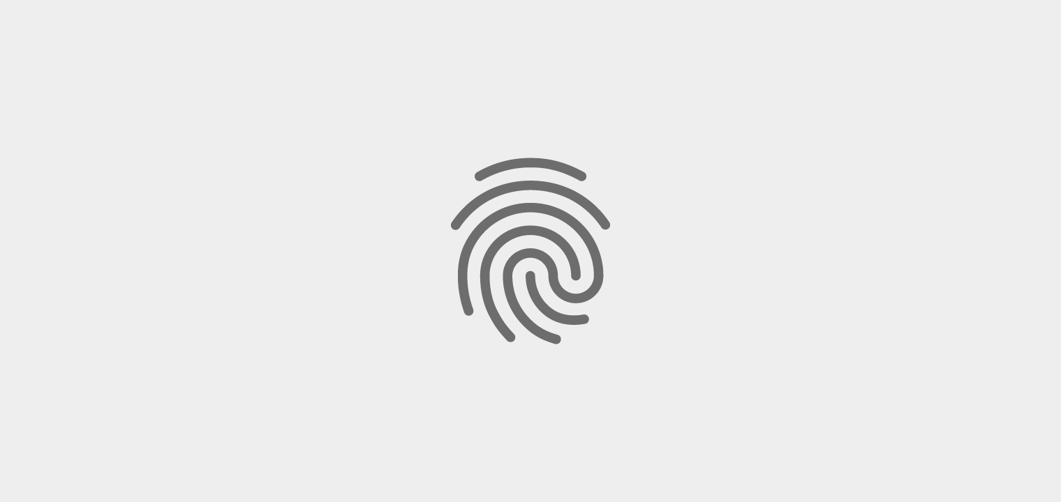 Versatile Fingerprint icon without circular background in Material Design