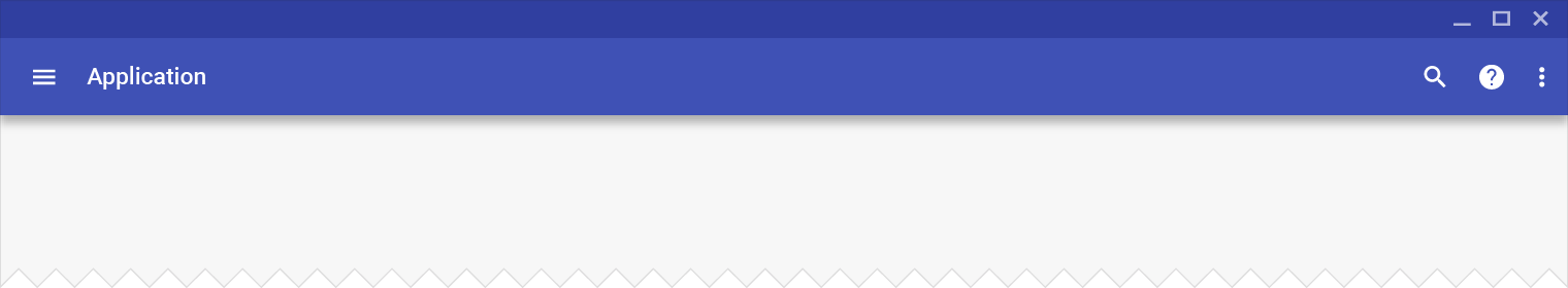 Material Design 中的帮助图标位于应用栏