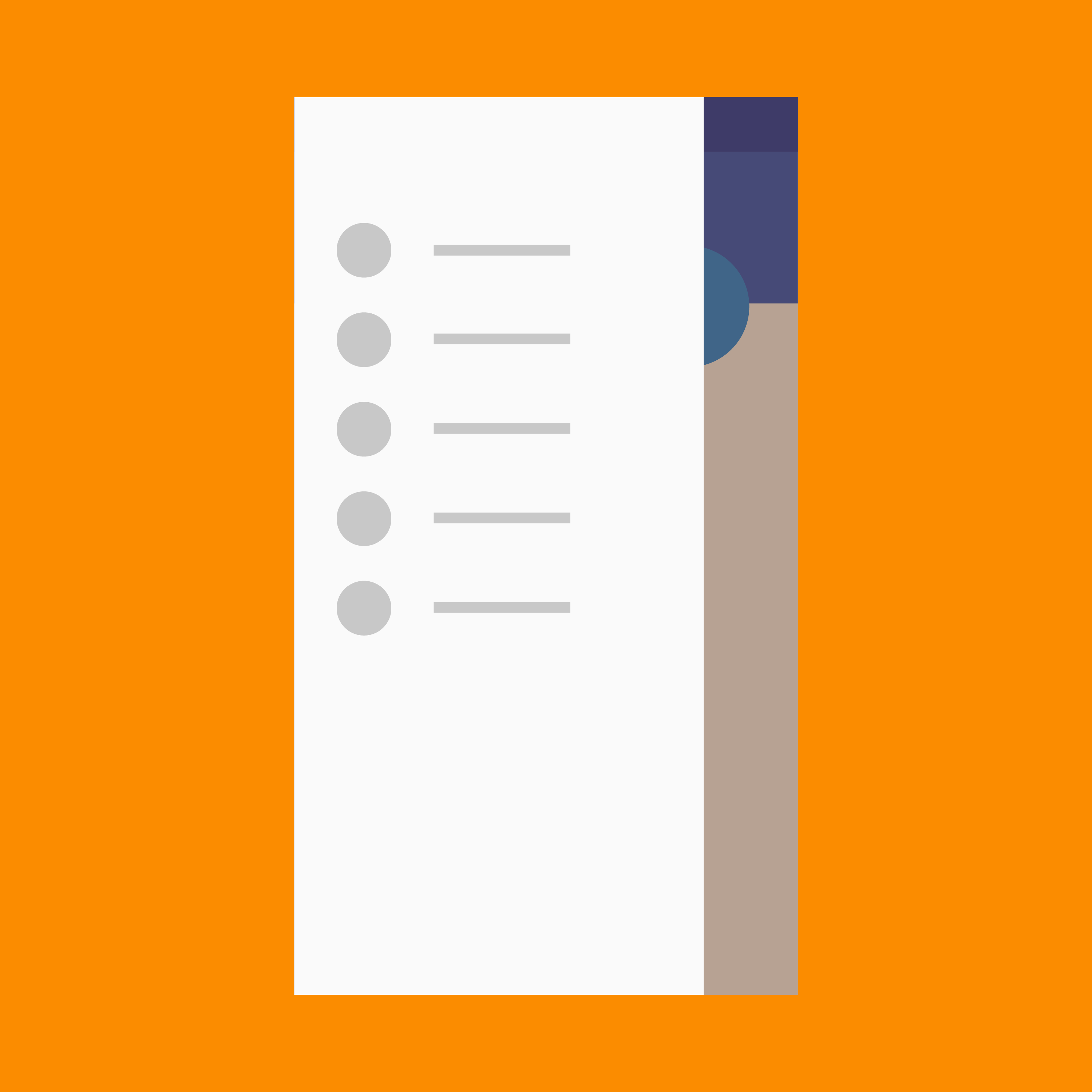 Material Design navigation drawer with app destinations