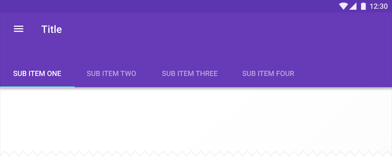 Material Design 中的两级导航示例:侧边抽屉栏和选项卡
