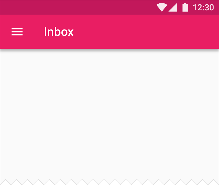 Material Design 中的关闭侧边抽屉栏示例