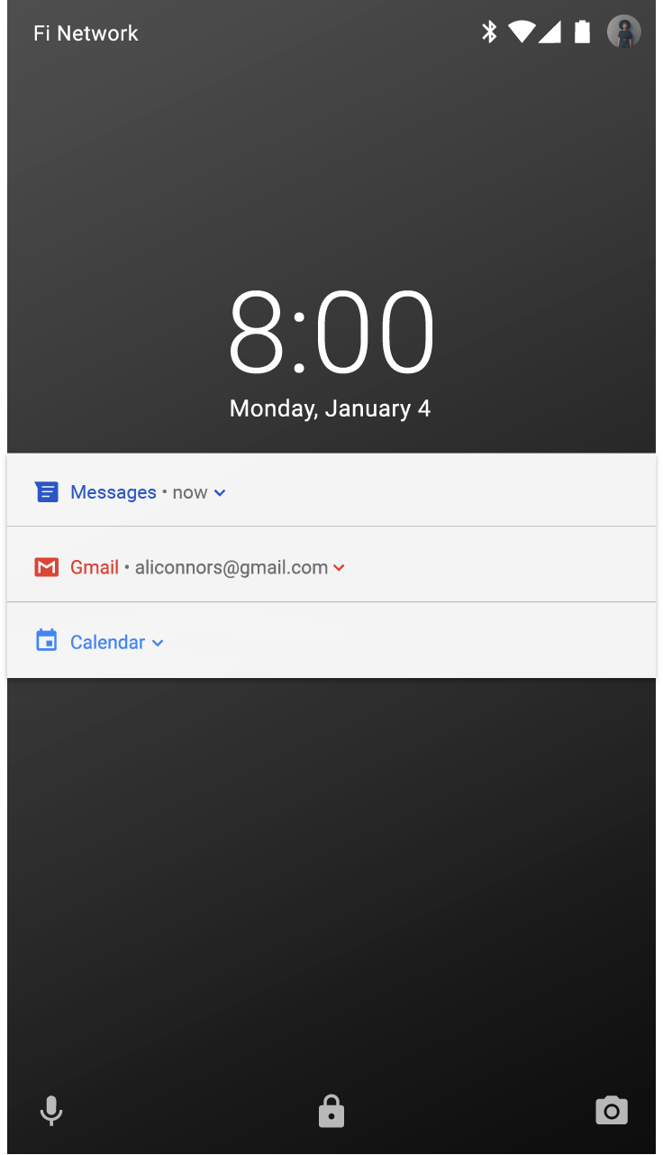 用户隐藏敏感内容;Material Design 通知设为私有