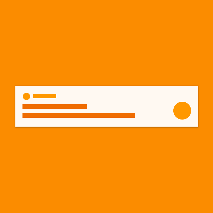 Material Design 中的通知提供即时应用更新