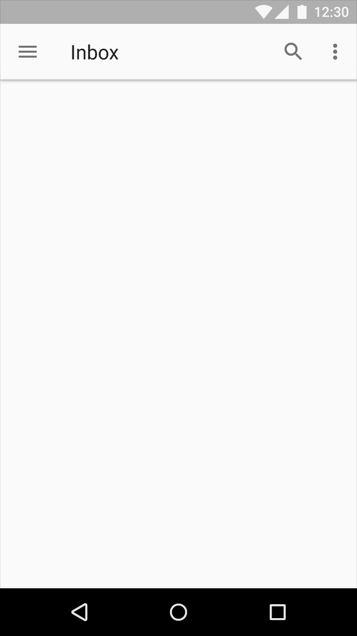 Material Design expandable search feature
