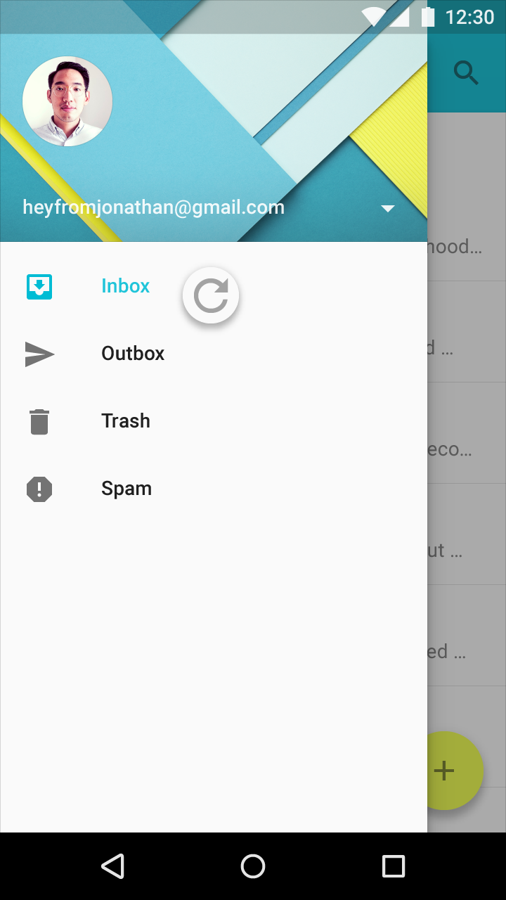 Material Design 中的侧边抽屉栏应包含导航目标