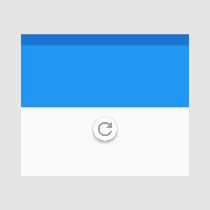 Material Design 中的滑动手势与刷新指示器