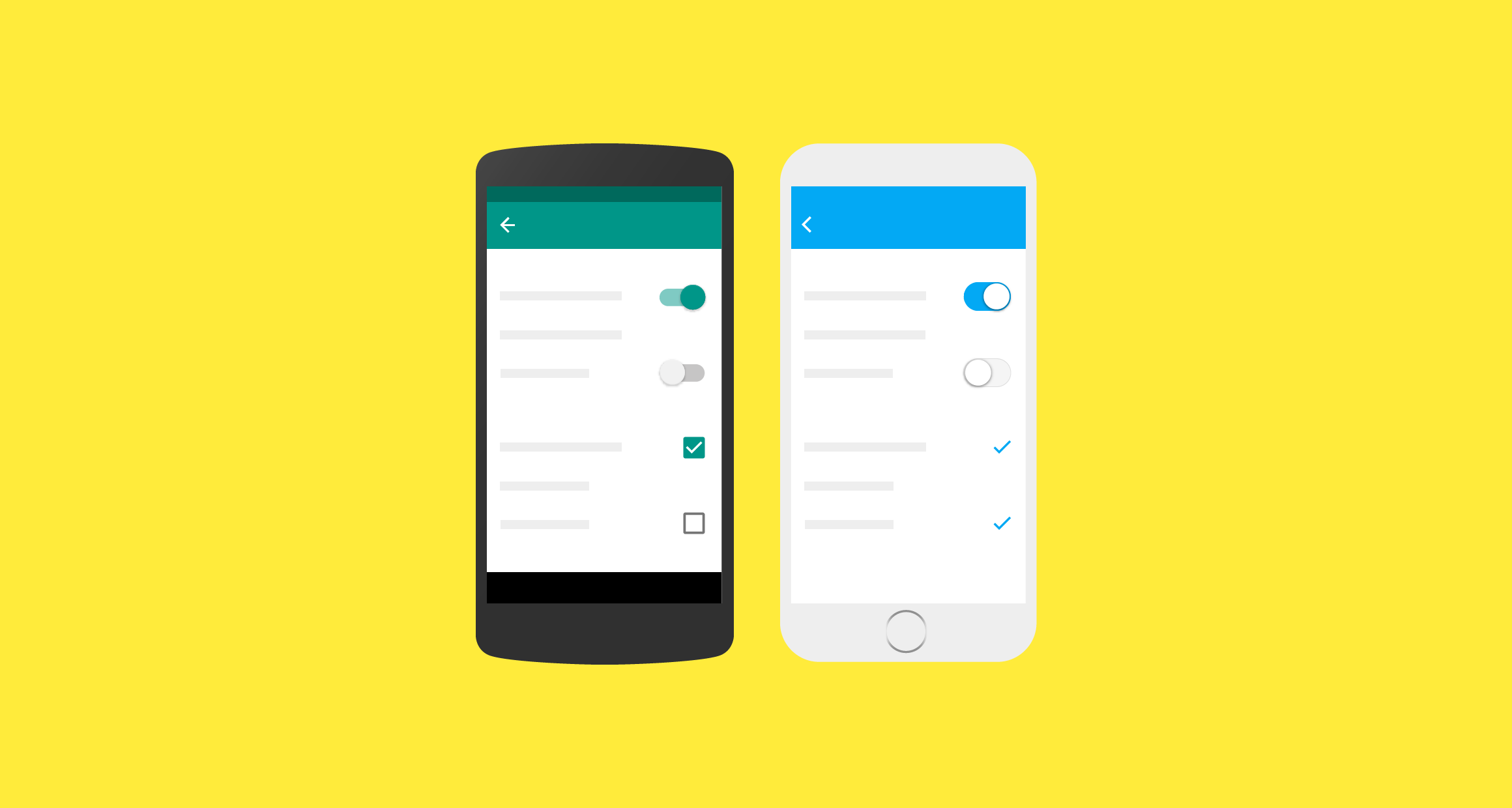 When to adapt Material Design for platform conventions