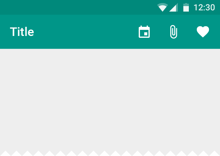 Left-aligned toolbar titles in Material Design on Android