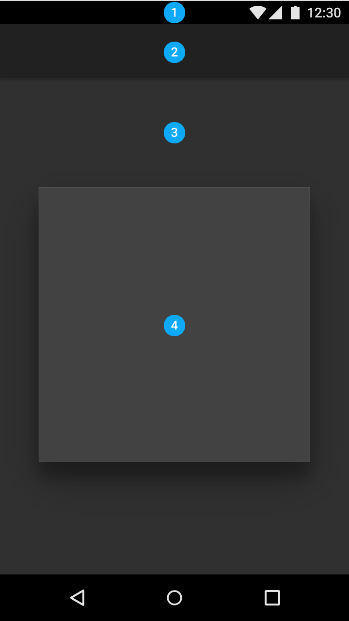 Material Design 界面应用示例