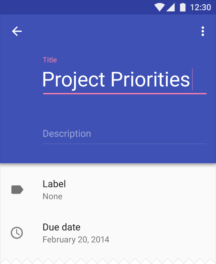 Material Design：为辅助色使用对比色调