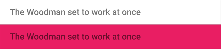 Material Design：使用不透明度提升对比度
