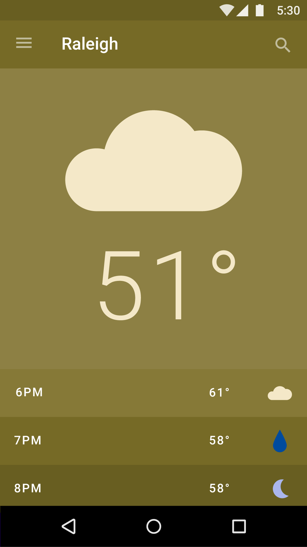 红绿色盲用户眼中的 Material Design 界面（强调非色彩信息传达）