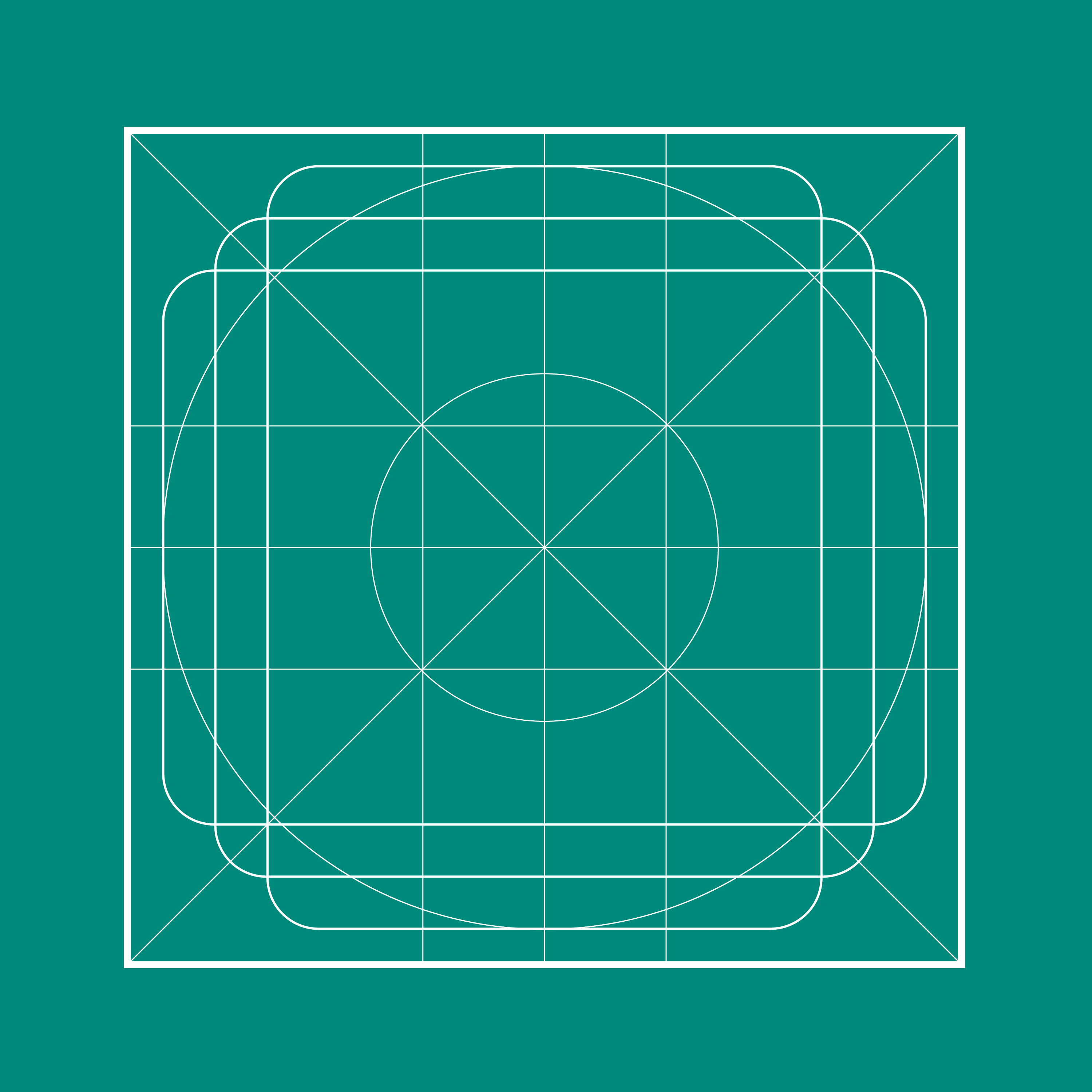 Material Design icons represent core ideas and products