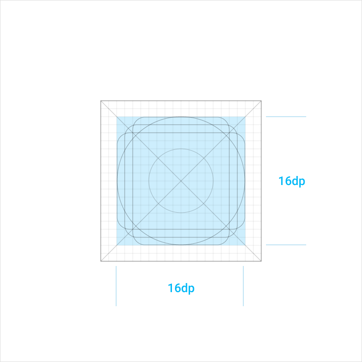 Padding for Material Design icons