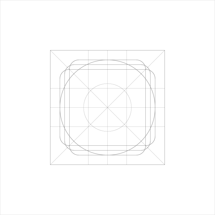 Keylines for Material Design icons