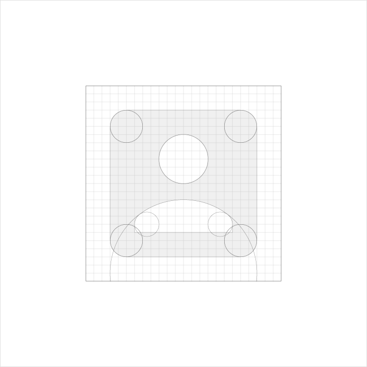 Form of cropped human iconography in Material Design
