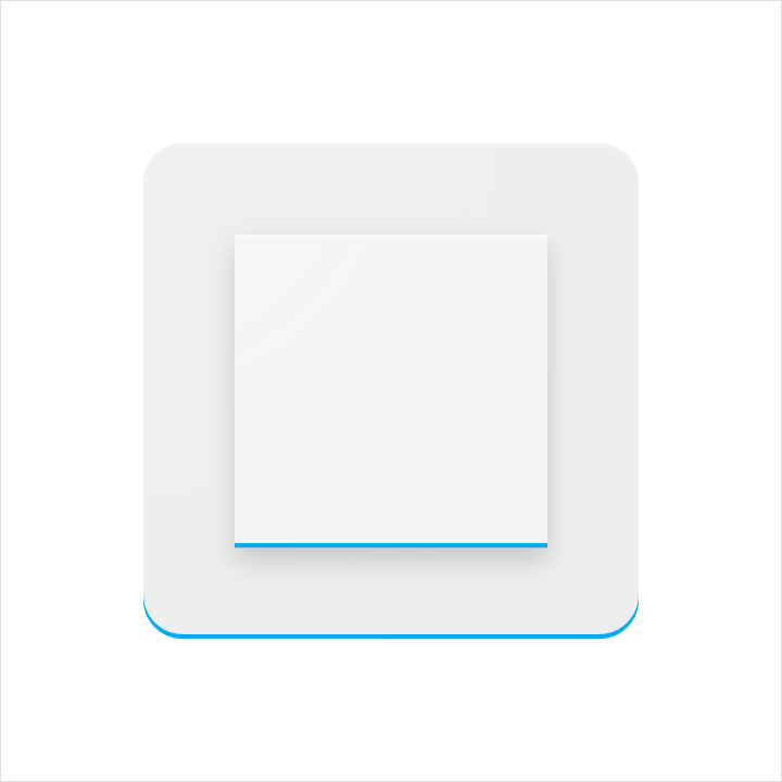Material Design Product icon anatomy - Shaded edge