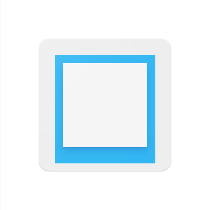 Material Design Product icon anatomy - Contact shadow