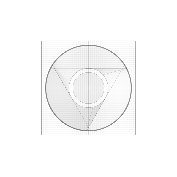 Material Design circle geometry