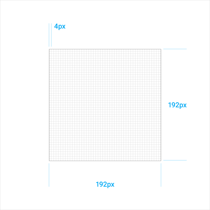 Material Design 4:1 Unit grid