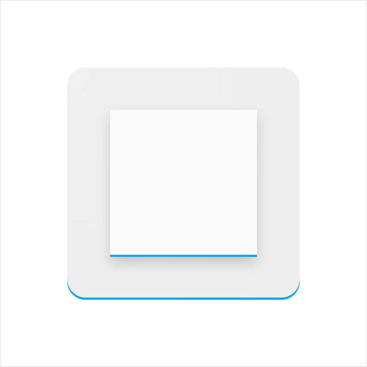 Material Design Product icon Shaded edge