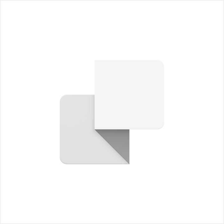 Material Design Product icon accordion folded