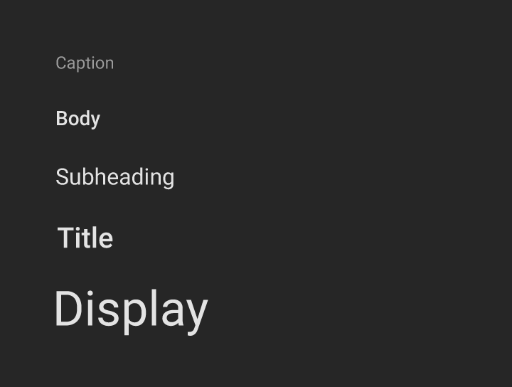 Material Design 中的深色背景与对比度