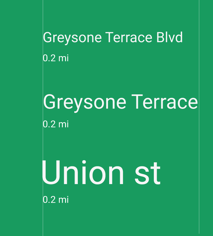 Material Design 动态字体示例