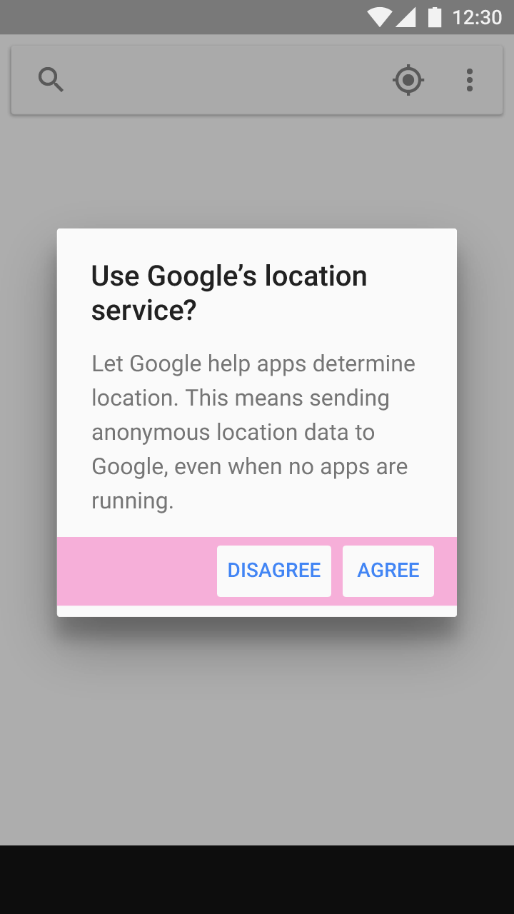 Touch targets and buttons in Material Design