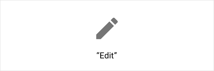 Material Design action icon description