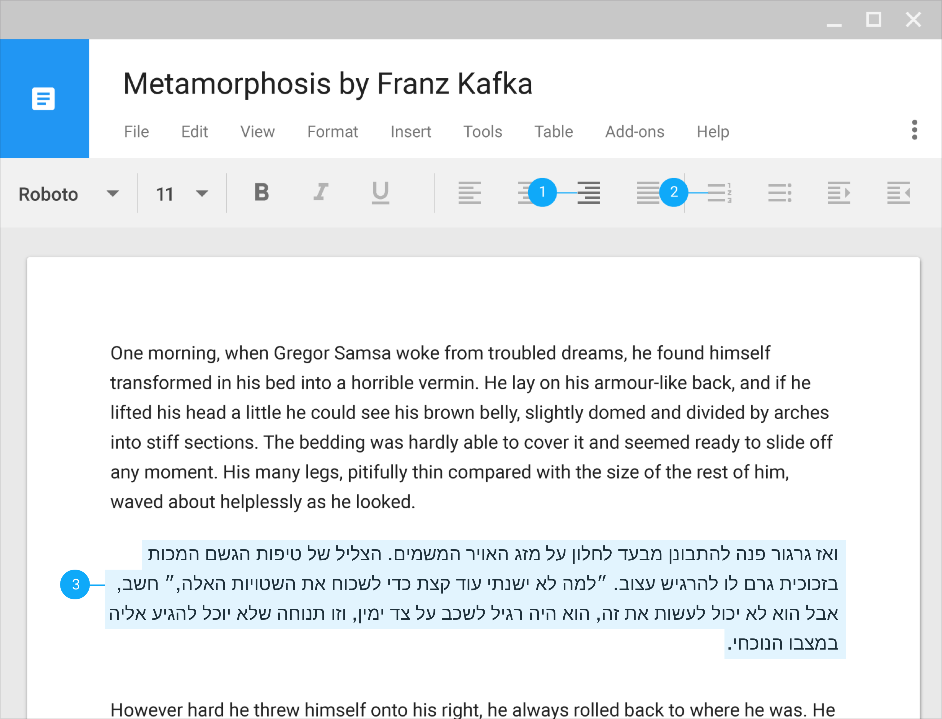 Material Design: RTL buttons in LTR UI context